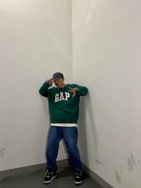 「OBEY」｜Bigee.彭大餅さん（メンズ・175cm）の秋コーディネート