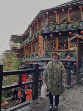 kiki🐰Taiwan さん（レディース・148cm）の冬コーディネート