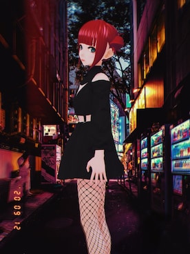 「オルチャンファッション」｜「アイテム（ワンピース/ドレス）」を使った、藤林檎さん（レディース・165cm）の秋コーディネート