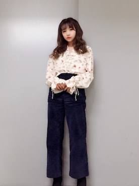 村瀬紗英さん（レディース・159cm）の冬コーディネート