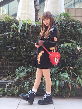 村瀬紗英さん(レディース・159cm)の冬コーディネート