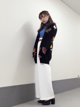 村瀬紗英さん(レディース・159cm)の冬コーディネート