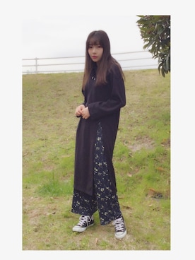 村瀬紗英さん（レディース・159cm）の春コーディネート