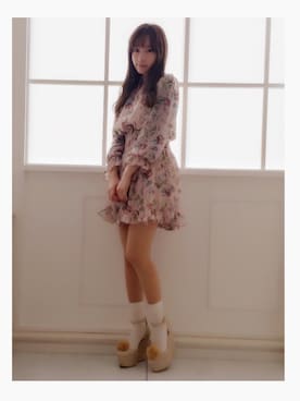 村瀬紗英さん（レディース・159cm）の春コーディネート