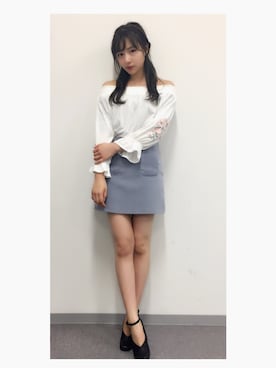 村瀬紗英さん（レディース・159cm）の春コーディネート