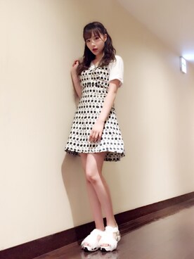 村瀬紗英さん（レディース・159cm）の春コーディネート