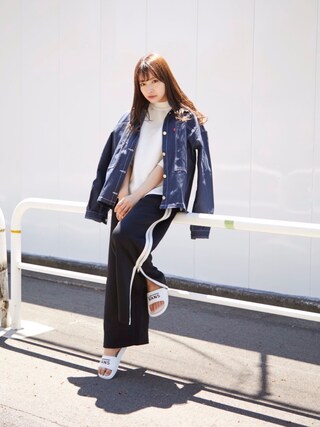 この夏のラインパンツコーデ Aq のお気に入りフォルダ Wear