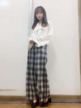 村瀬紗英さん（レディース・159cm）の春コーディネート