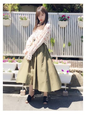 村瀬紗英さん（レディース・159cm）の春コーディネート