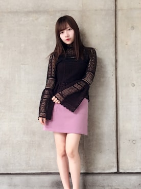 村瀬紗英さん（レディース・159cm）の夏コーディネート