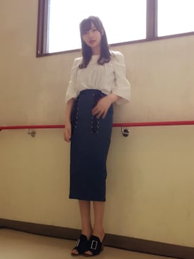 村瀬紗英さん（レディース・159cm）の夏コーディネート