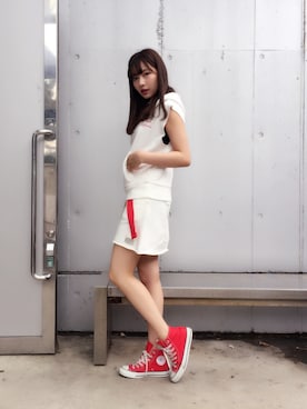 村瀬紗英さん（レディース・159cm）の夏コーディネート