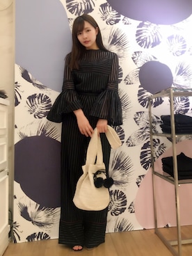 村瀬紗英さん（レディース・159cm）の夏コーディネート