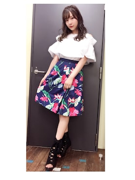 村瀬紗英さん（レディース・159cm）の夏コーディネート