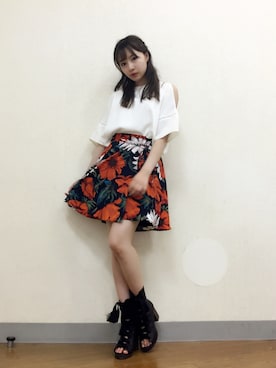 村瀬紗英さん（レディース・159cm）の夏コーディネート