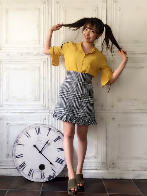 村瀬紗英さんのコーディネート