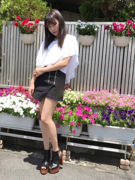 村瀬紗英さん（レディース・159cm）の夏コーディネート
