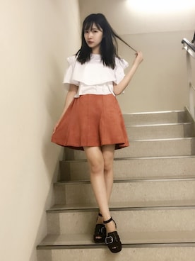 村瀬紗英さん（レディース・159cm）の夏コーディネート