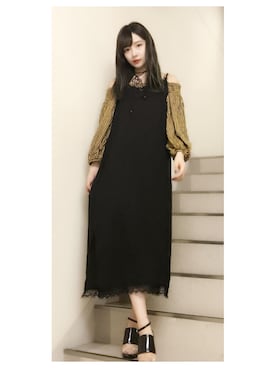 「ACC.（エーシーシー.）のアイテム」を使った、村瀬紗英さん（レディース・159cm）の秋コーディネート