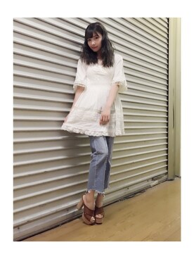 村瀬紗英さん（レディース・159cm）の秋コーディネート