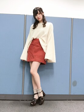 村瀬紗英さん（レディース・159cm）の秋コーディネート