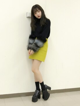 村瀬紗英さん（レディース・159cm）の秋コーディネート