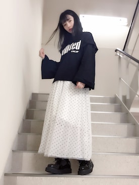 村瀬紗英さん（レディース・159cm）の冬コーディネート