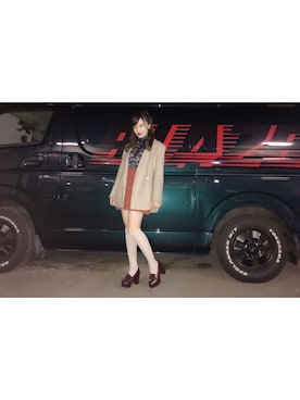 村瀬紗英さん（レディース・159cm）の冬コーディネート