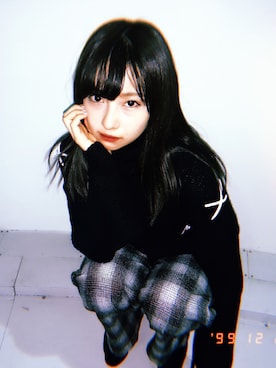 村瀬紗英さん(レディース・159cm)の冬コーディネート