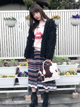 村瀬紗英さん(レディース・159cm)の冬コーディネート