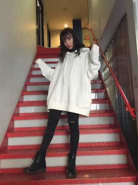 村瀬紗英さん（レディース・159cm）の冬コーディネート