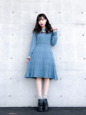 村瀬紗英さん（レディース・159cm）の春コーディネート