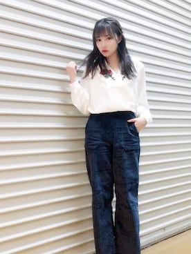 村瀬紗英さん（レディース・159cm）の春コーディネート