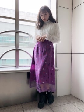 村瀬紗英さん（レディース・159cm）の春コーディネート