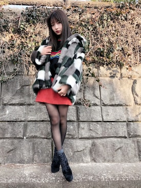 村瀬紗英さん（レディース・159cm）の春コーディネート