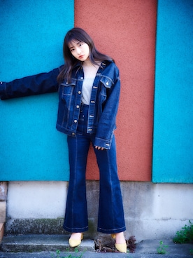 村瀬紗英さん（レディース・159cm）の春コーディネート