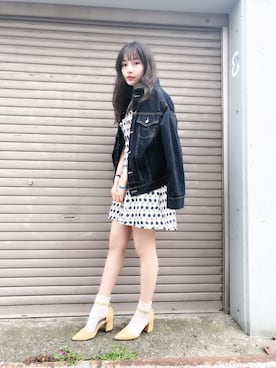 村瀬紗英さん（レディース・159cm）の春コーディネート