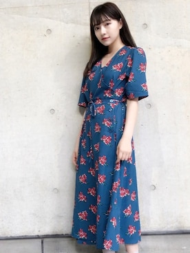 村瀬紗英さん（レディース・159cm）の春コーディネート