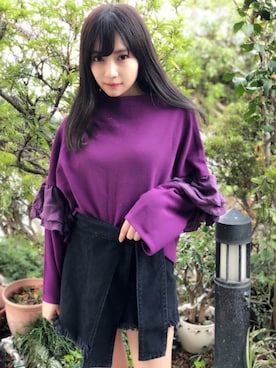 村瀬紗英さん（レディース・159cm）の春コーディネート
