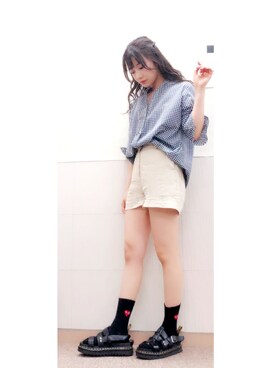 村瀬紗英さん（レディース・159cm）の夏コーディネート