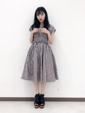 村瀬紗英さん（レディース・159cm）の夏コーディネート