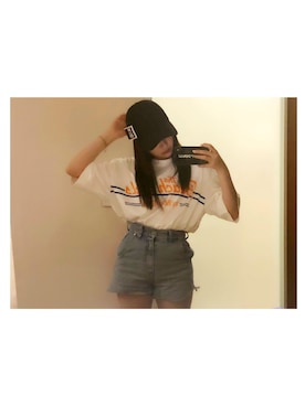 「ADER error（アーダーエラー）のアイテム（パンツ）」を使った、村瀬紗英さん（レディース・159cm）の秋コーディネート