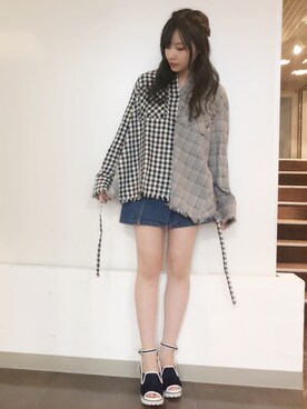 村瀬紗英さん（レディース・159cm）の秋コーディネート