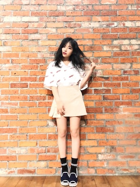 村瀬紗英さん（レディース・159cm）の秋コーディネート