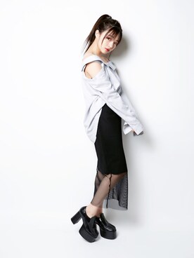 村瀬紗英さん（レディース・159cm）の秋コーディネート