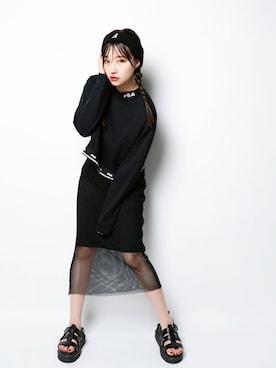 村瀬紗英さん（レディース・159cm）の秋コーディネート