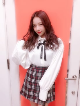 村瀬紗英さん（レディース・159cm）の冬コーディネート