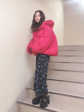 村瀬紗英さん（レディース・159cm）の冬コーディネート