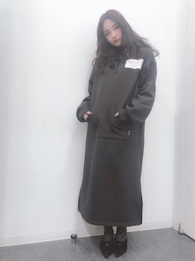 村瀬紗英さん（レディース・159cm）の冬コーディネート