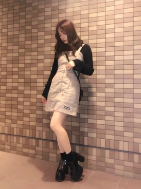 村瀬紗英さん（レディース・159cm）の冬コーディネート